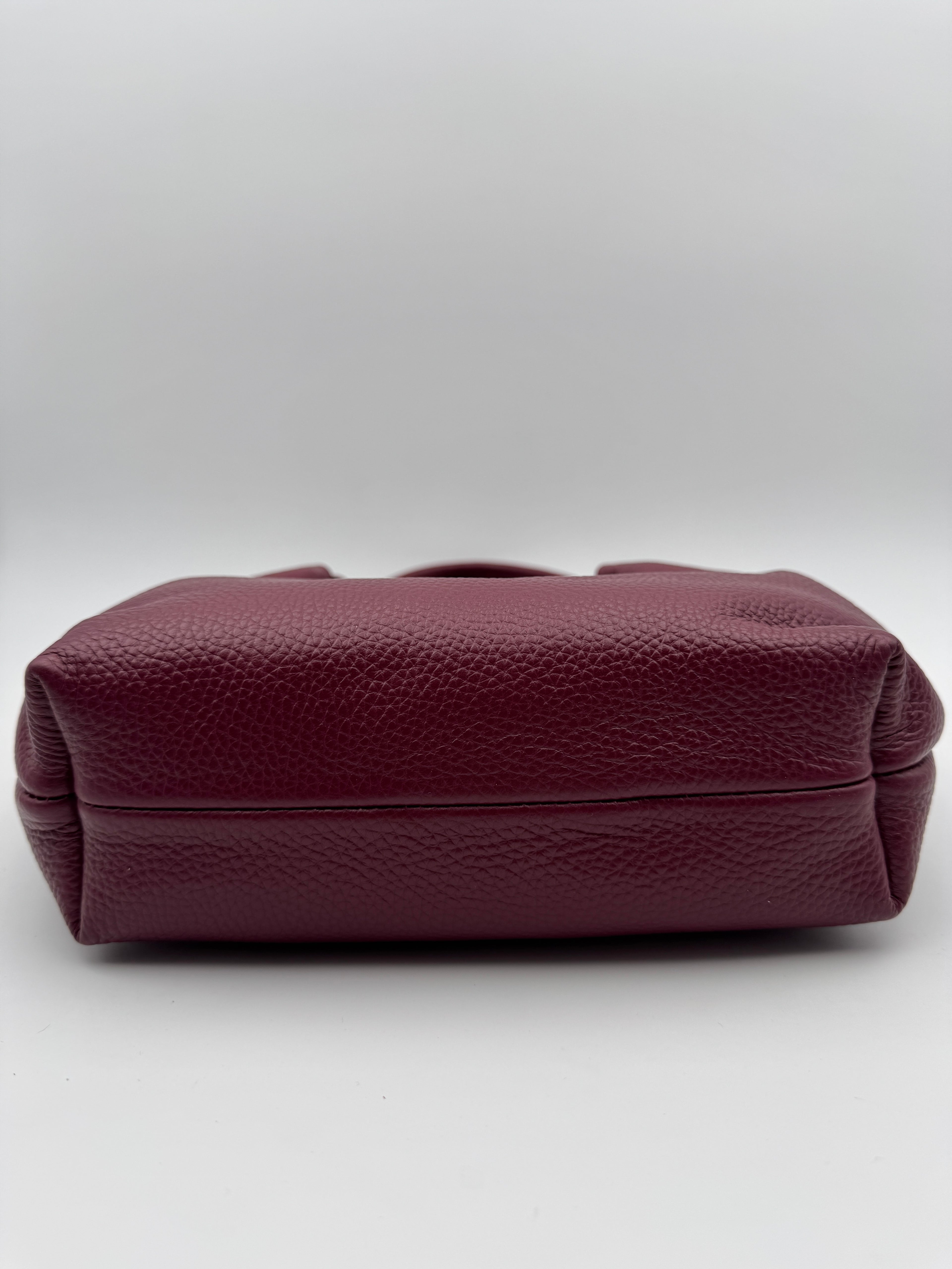 Borsa a Spalla MAGNOLIA - in Vera Pelle Martellata Made in Italy