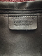 Borsa a Spalla MAGNOLIA - in Vera Pelle Martellata Made in Italy