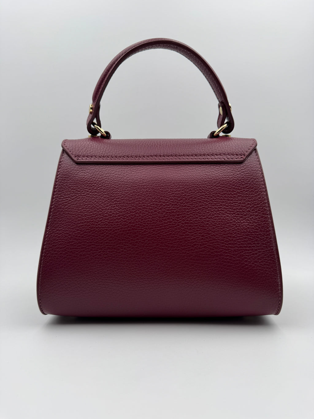 Borsa GIGLIO - in Vera Pelle Martellata Made in Italy