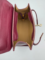 Borsa GIGLIO - in Vera Pelle Martellata Made in Italy