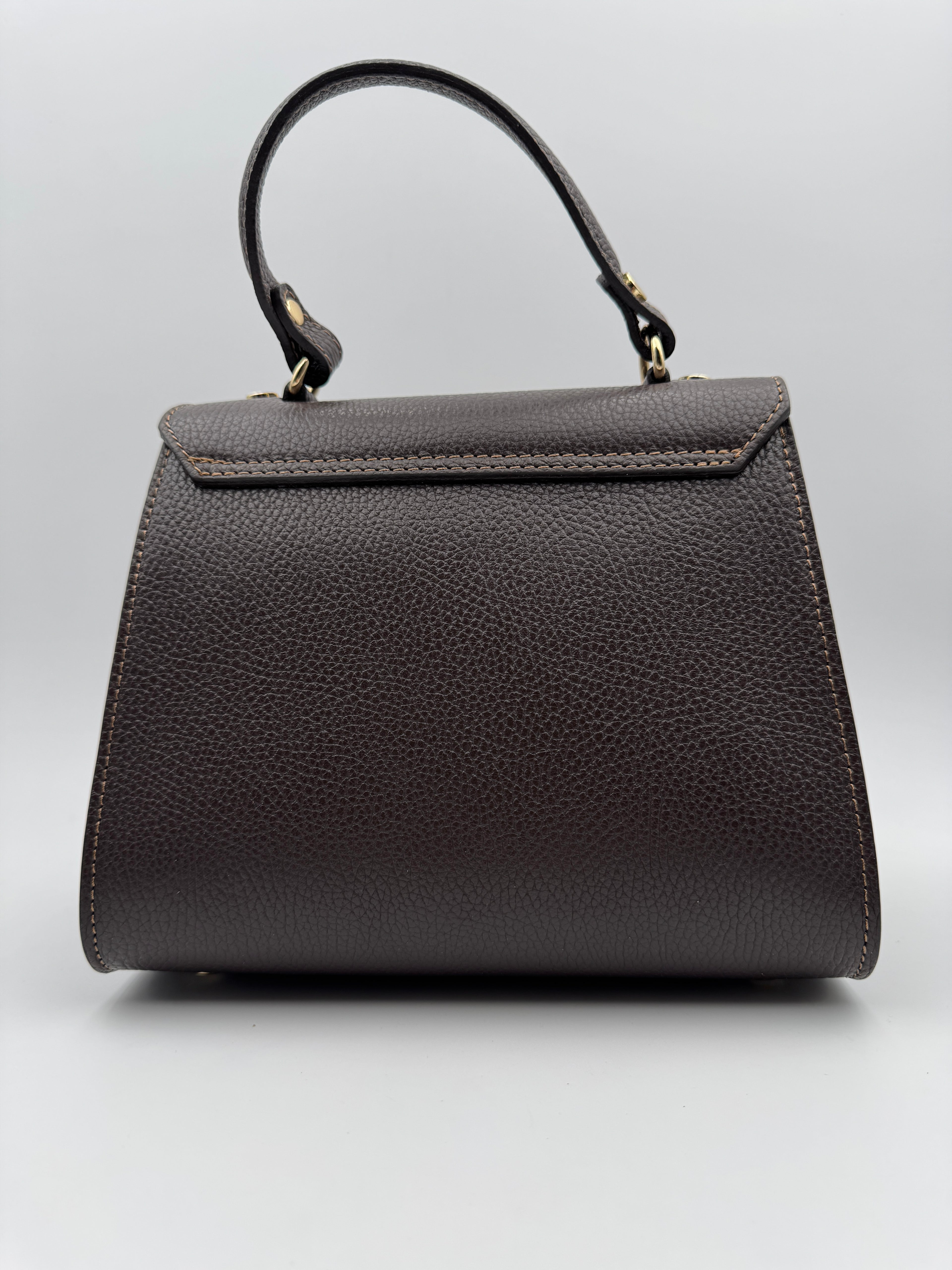 Borsa GIGLIO - in Vera Pelle Martellata Made in Italy