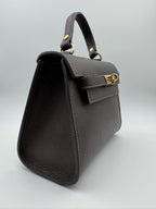 Borsa GIGLIO - in Vera Pelle Martellata Made in Italy