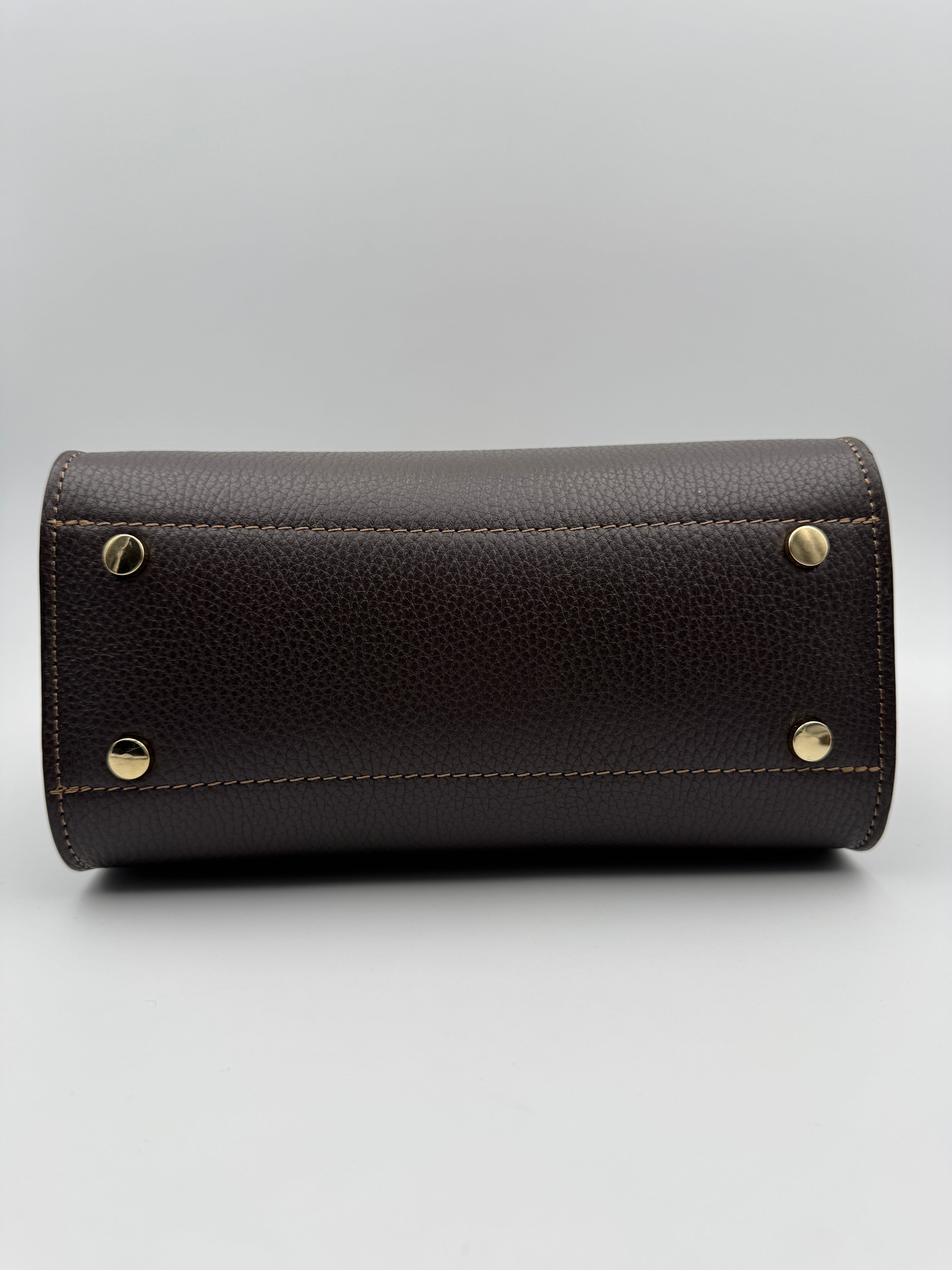 Borsa GIGLIO - in Vera Pelle Martellata Made in Italy