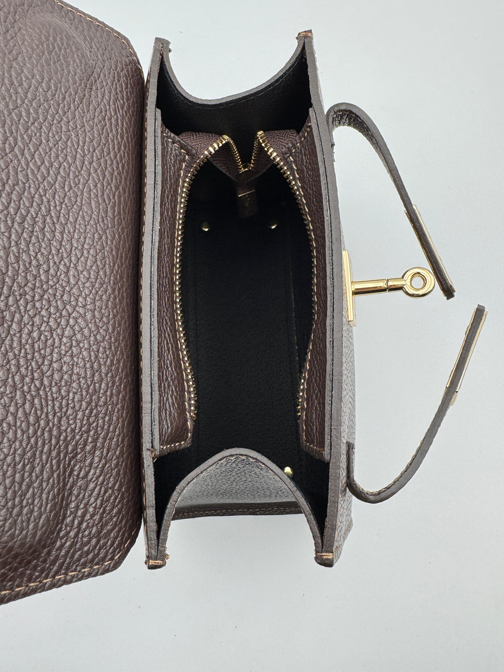 Borsa GIGLIO - in Vera Pelle Martellata Made in Italy
