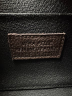 Borsa GIGLIO - in Vera Pelle Martellata Made in Italy