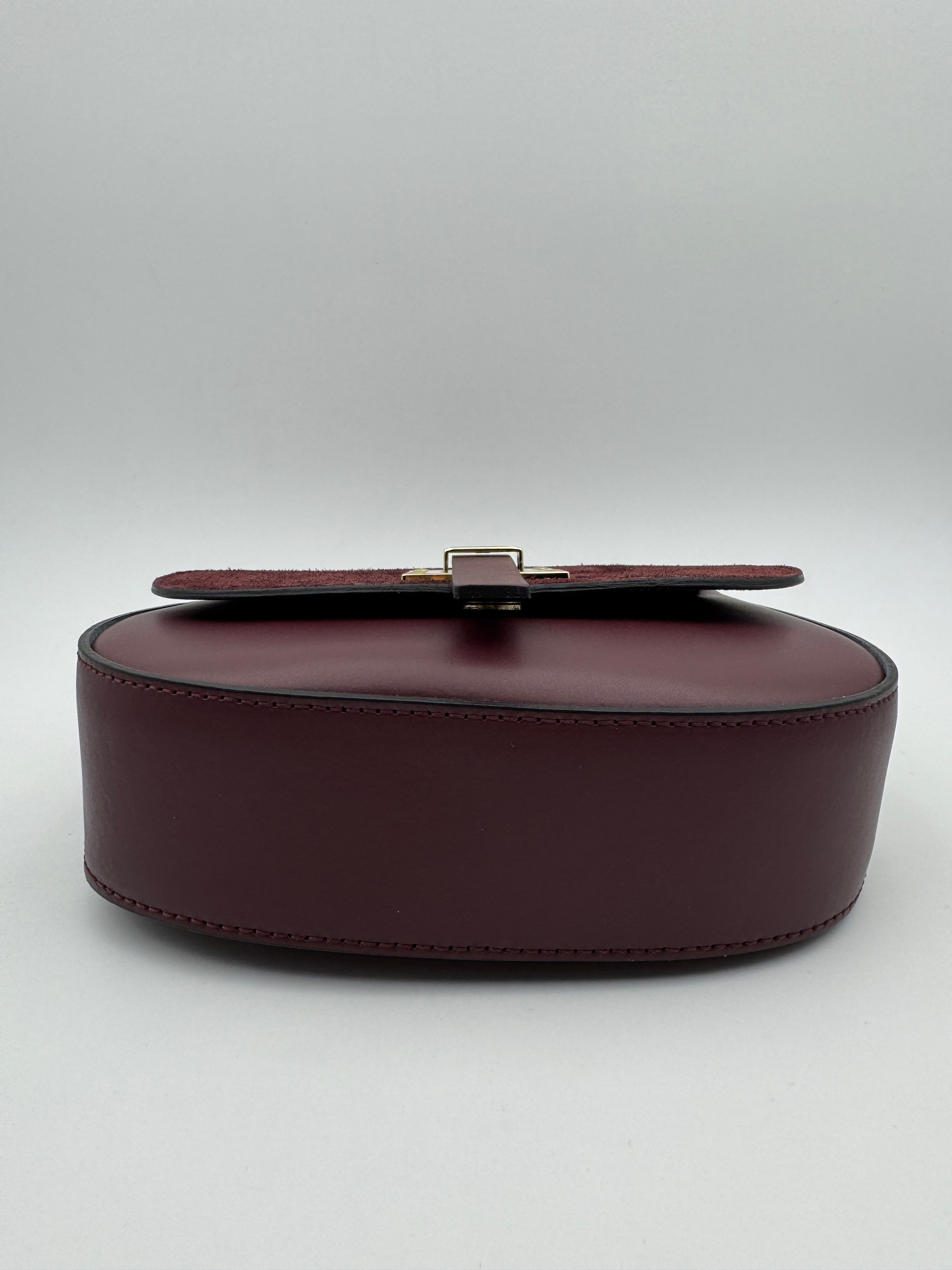 Borsa con Tracolla FRESIA - in Vera Pelle Martellata e Scamosciata Made in Italy