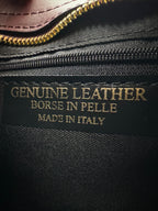 Borsa con Tracolla FRESIA - in Vera Pelle Martellata e Scamosciata Made in Italy