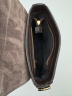 Borsa con Tracolla FRESIA - in Vera Pelle Martellata e Scamosciata Made in Italy