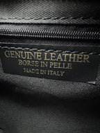 Borsa con Tracolla FRESIA - in Vera Pelle Martellata e Scamosciata Made in Italy