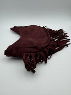 Borsa a Mezzaluna GINESTRA - in Vera Pelle Scamosciata Made in Italy