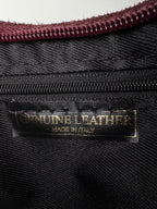 Borsa a Mezzaluna GINESTRA - in Vera Pelle Scamosciata Made in Italy