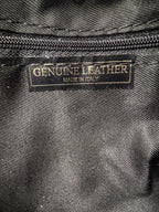Borsa a Mezzaluna GINESTRA - in Vera Pelle Scamosciata Made in Italy