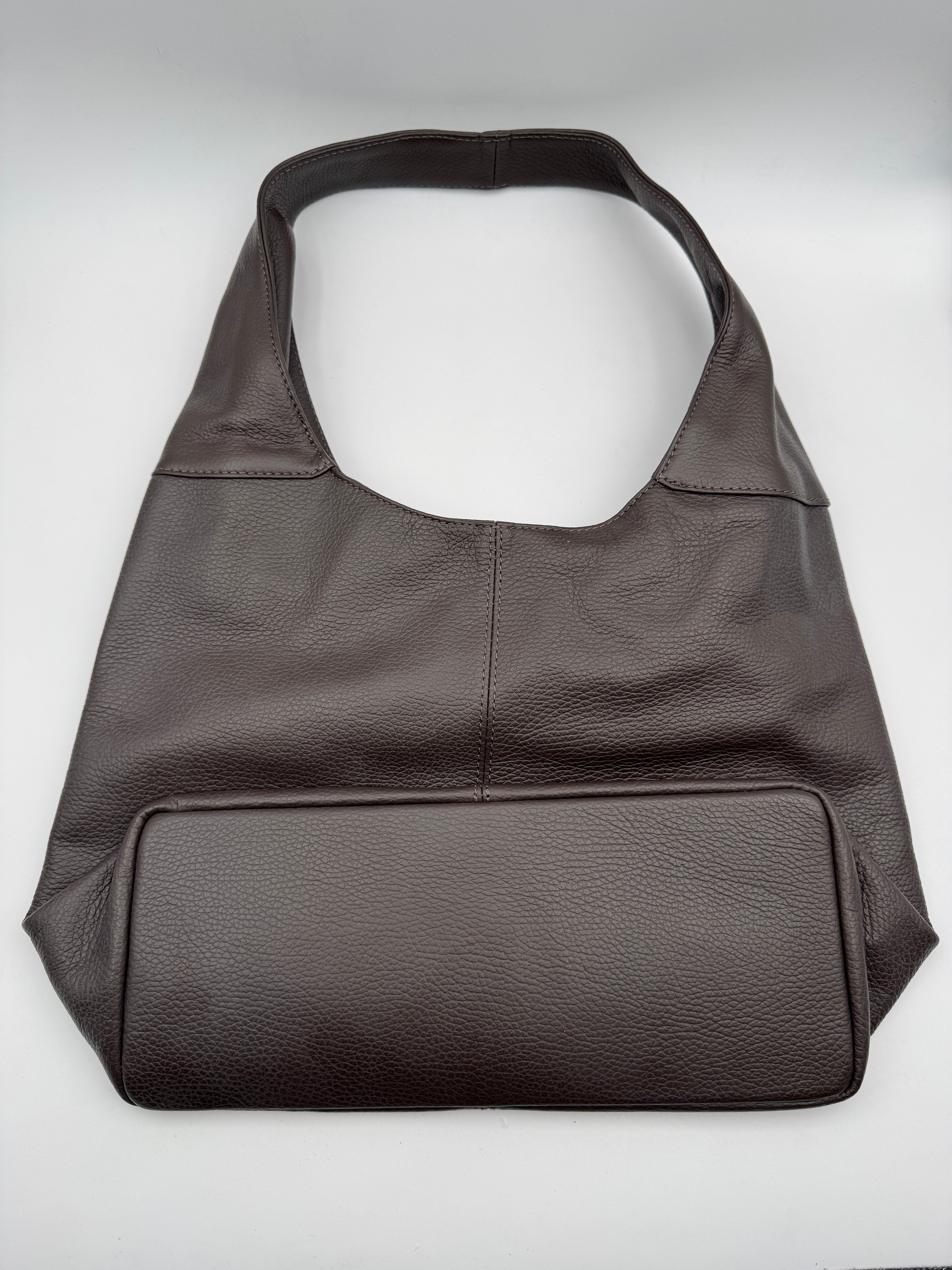 Borsa Tote LOTO - in Vera Pelle Martellata Made in Italy