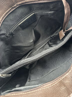 Borsa Tote LOTO - in Vera Pelle Martellata Made in Italy