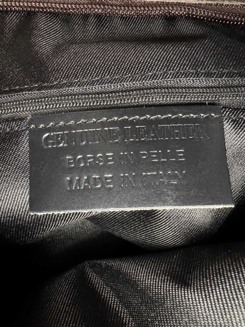 Borsa Tote LOTO - in Vera Pelle Martellata Made in Italy