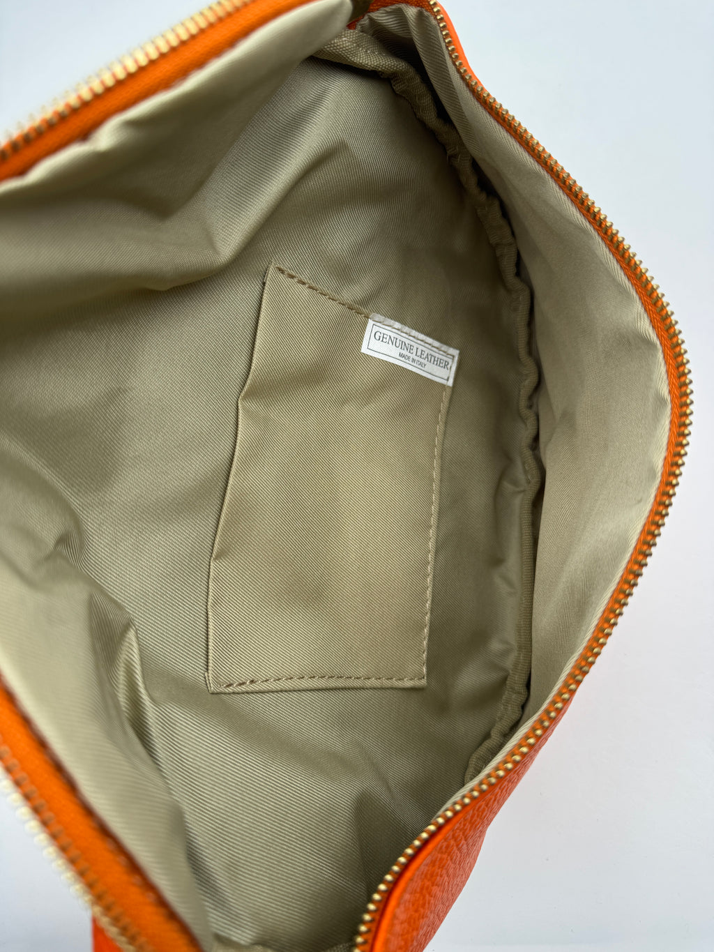 Marsupio Tulipano L - in Vera Pelle Martellata Made in Italy