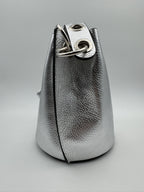 Borsa a Secchiello PRIMULA - in Vera Pelle Martellata Made in Italy