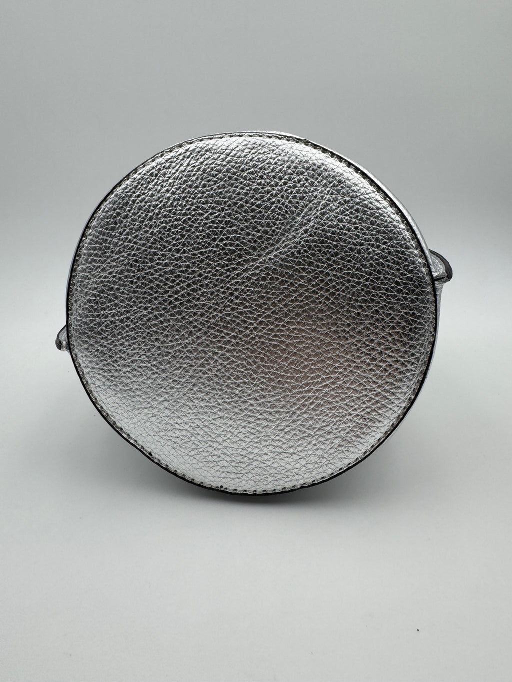 Borsa a Secchiello PRIMULA - in Vera Pelle Martellata Made in Italy