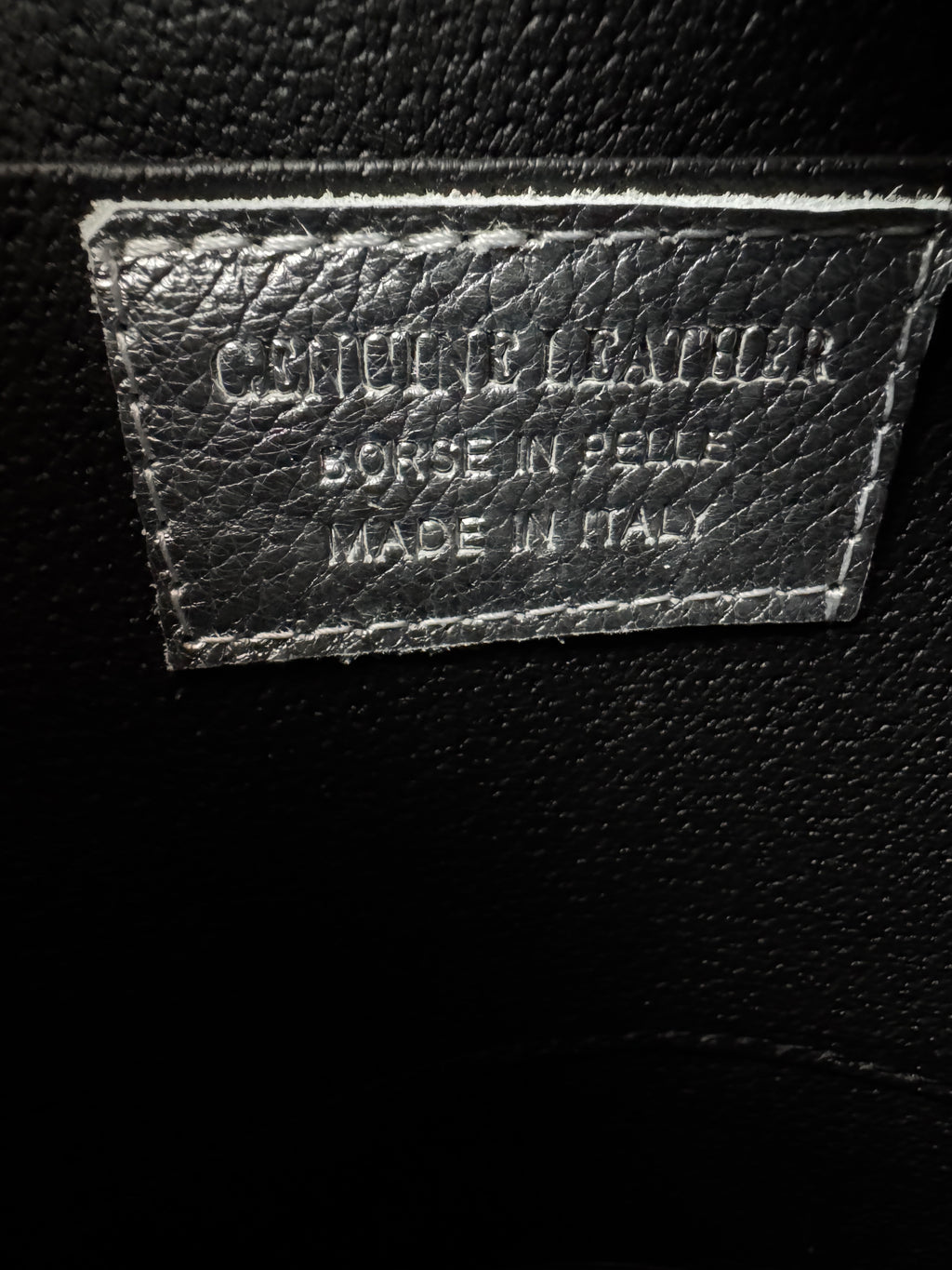 Borsa a Secchiello PRIMULA - in Vera Pelle Martellata Made in Italy