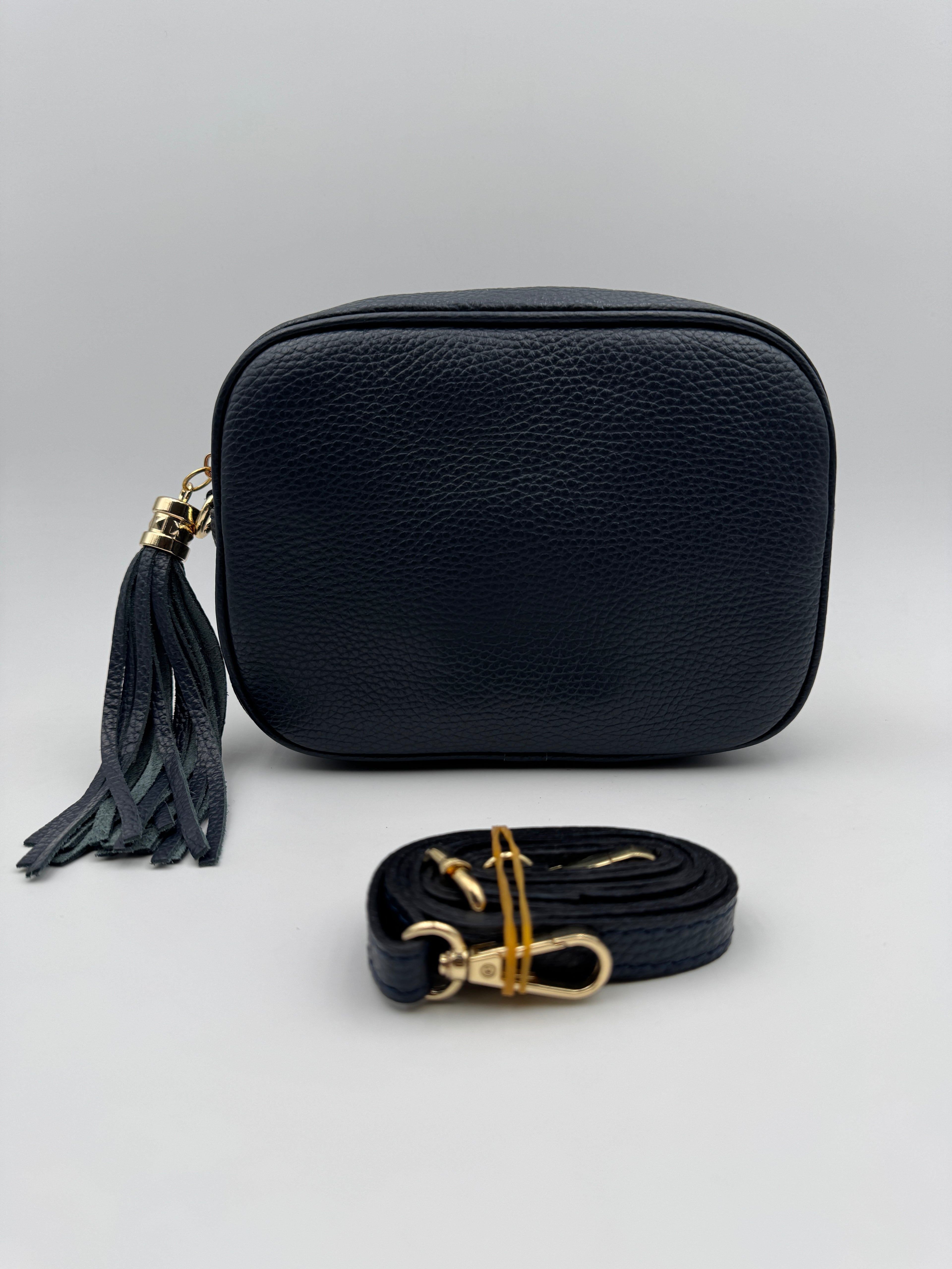 Borsetta a Tracolla ORTENSIA - in Vera Pelle Martellata Made in Italy