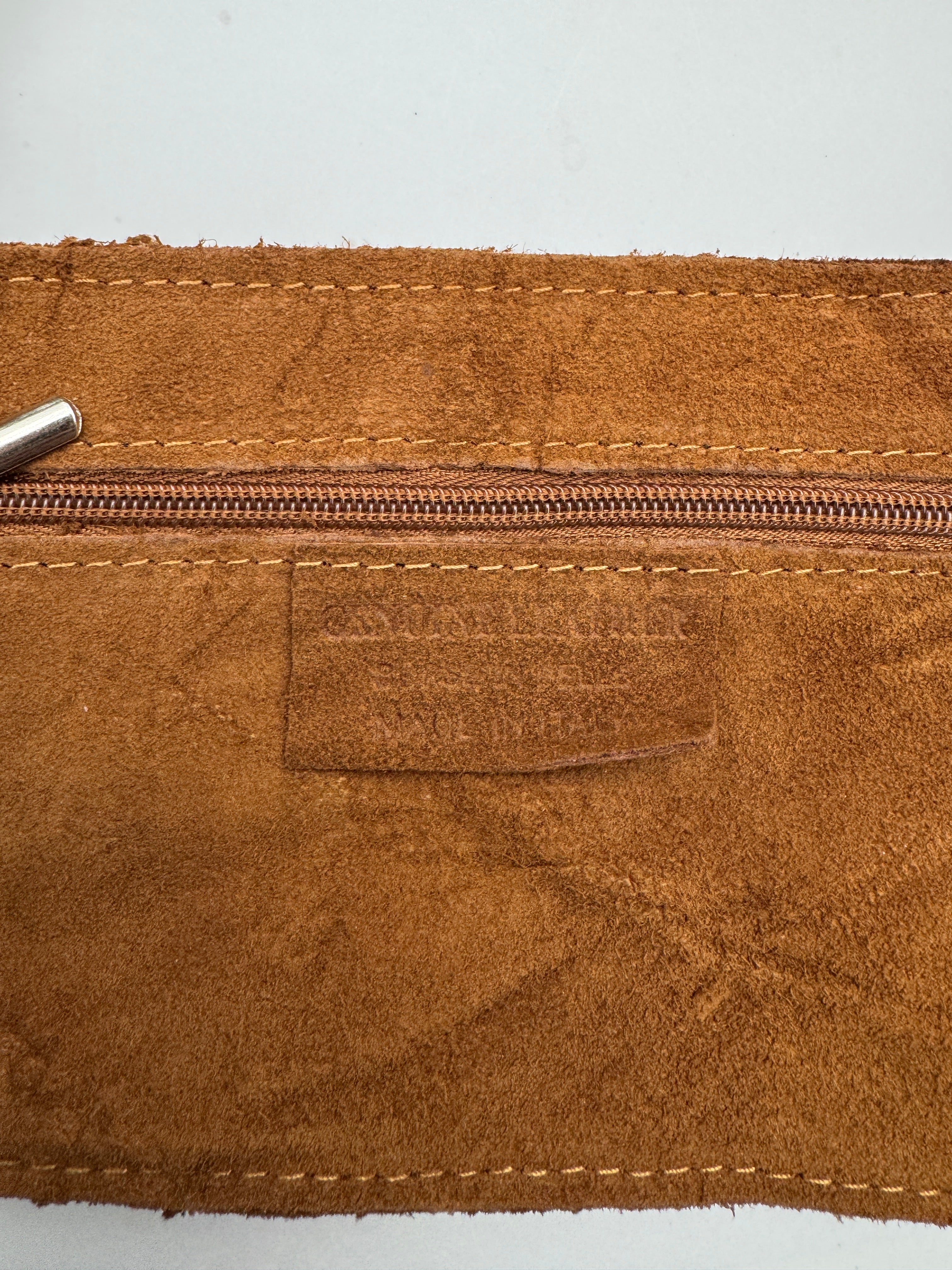 Borsa Hobo LAVANDA - in Vera Pelle Scamosciata Made in Italy