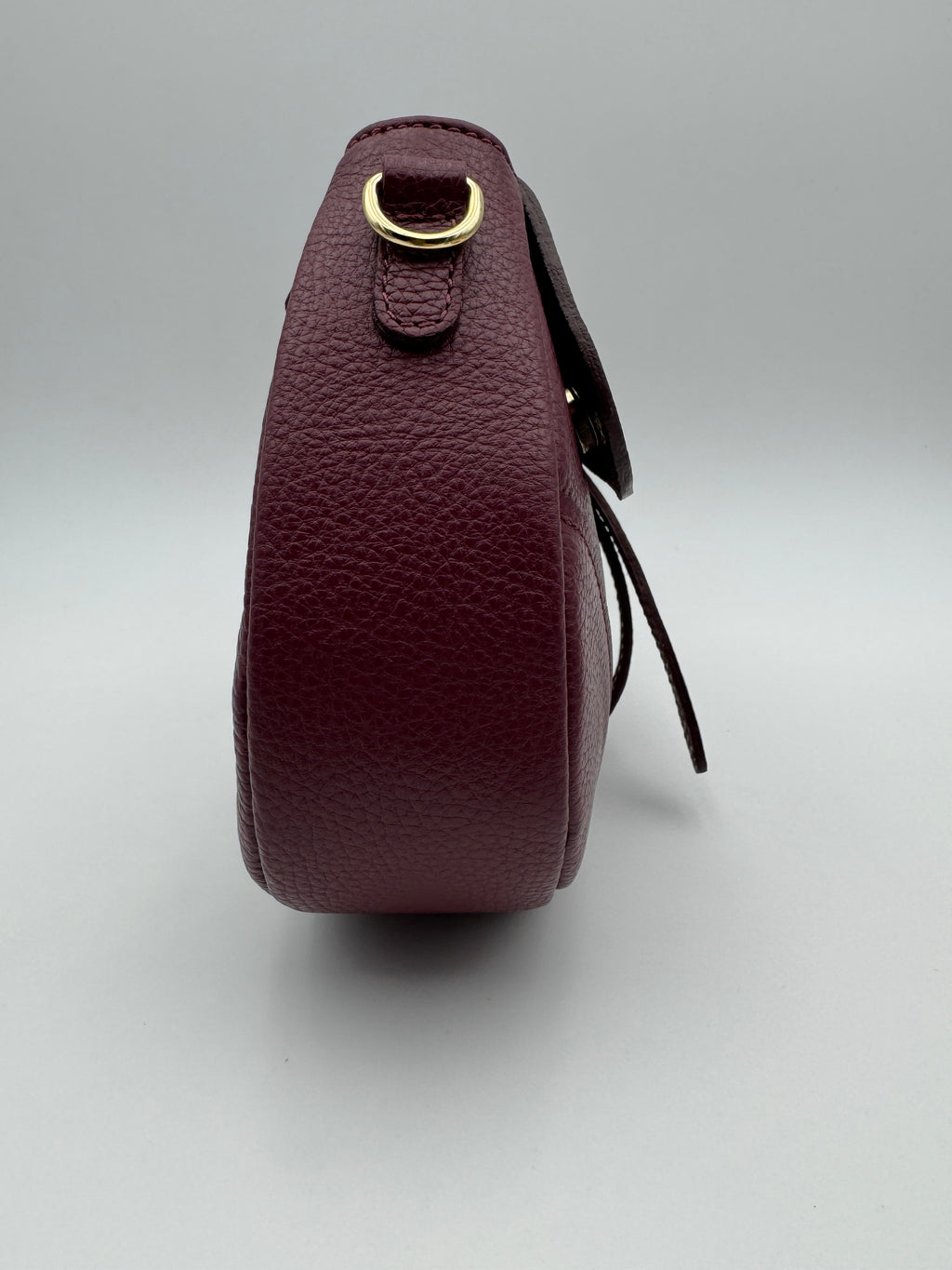 Borsa a Tracolla CAMELIA - In Vera Pelle Martellata Made in Italy