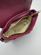 Borsa a Tracolla CAMELIA - In Vera Pelle Martellata Made in Italy