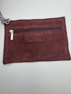 Borsa Hobo LAVANDA - in Vera Pelle Scamosciata Made in Italy